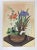 Japanese Mid Century Bakufu Ohno Japanese Woodblock Floral Still Life For Sale - Image 3 of 3