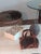 Contemporary '80s Ruby Red Velvet Minimalist Mini Bag For Sale - Image 3 of 5