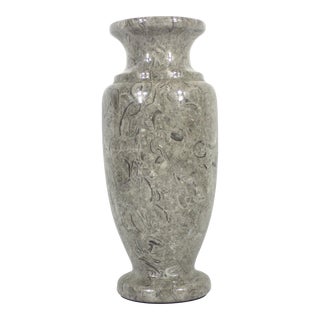 1990s Fossil Stone Vase or Urn For Sale