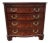 Henkel Harris Chippendale Style Serpentine Top Bachelor Chest of Drawers For Sale