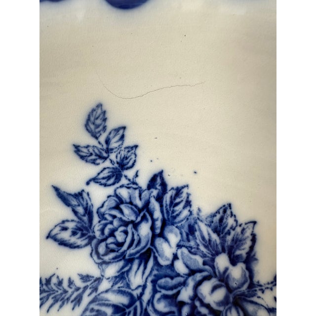 Antique Ironstone Washing Basin/ Bowl For Sale - Image 6 of 8