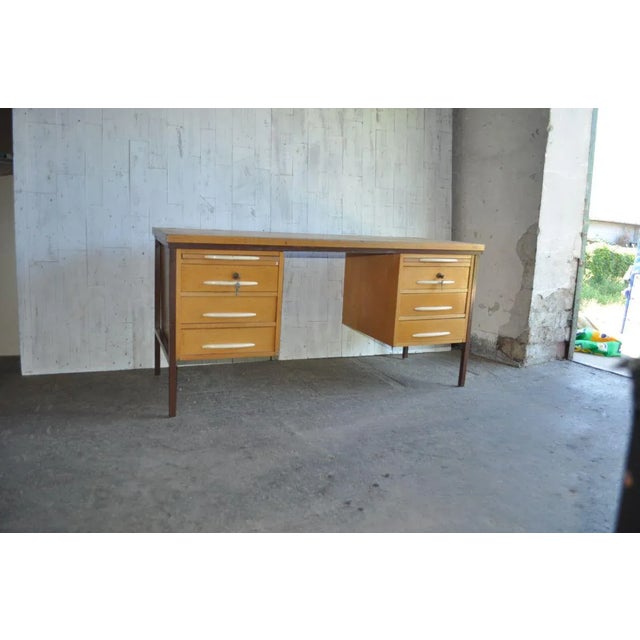 Hungarian Mid-Century Modern Writing Table or Desk. Good condition.