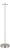 Kelly Wearstler by Visual Comfort Signature Sene 23" Rechargeable Table Lamp in Museum Nickel For Sale