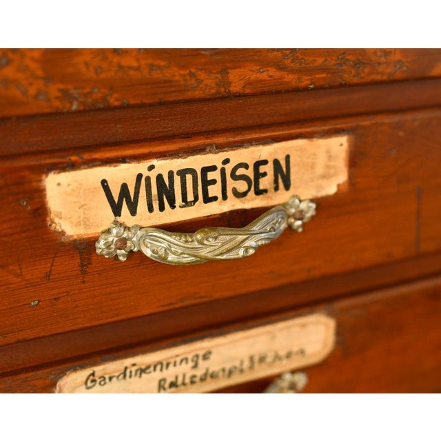 Art Nouveau Ironmongers Drawers, 1890s For Sale - Image 9 of 15