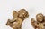 Rococo Mid-Century Set of 3 French Gold Leaf Cherub Wall Hangings For Sale - Image 3 of 15