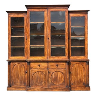 William IV Mahogany Library Bookcase, 1840s For Sale