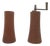 Teak Salt Shaker and Pepper Mill from Laurids Lonborg, Denmark, 1960s, Set of 2 For Sale