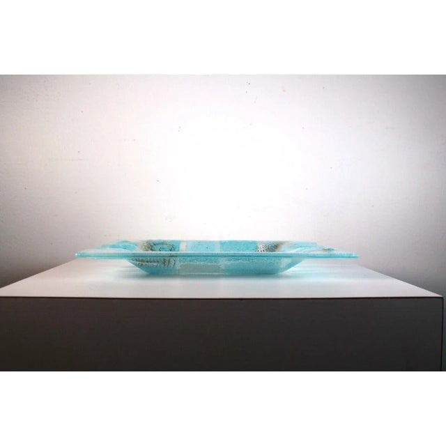 Mid 20th Century Higgins MidCentury Modern Baby Blue, White, & Gold