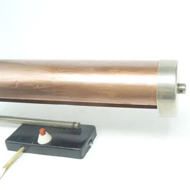 Metal Art Deco Wall Lamp, Poland, 1970s For Sale - Image 7 of 9