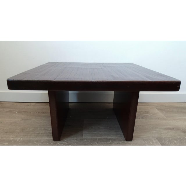 Minimalist Bamboo Side Table in the style of Axel Vervoordt, 1970s For Sale - Image 15 of 18