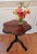 **Antique Vintage Scalloped Edge Tilt-Top Side Table** Elevate your space with this exquisite antique tilt-top side table,...