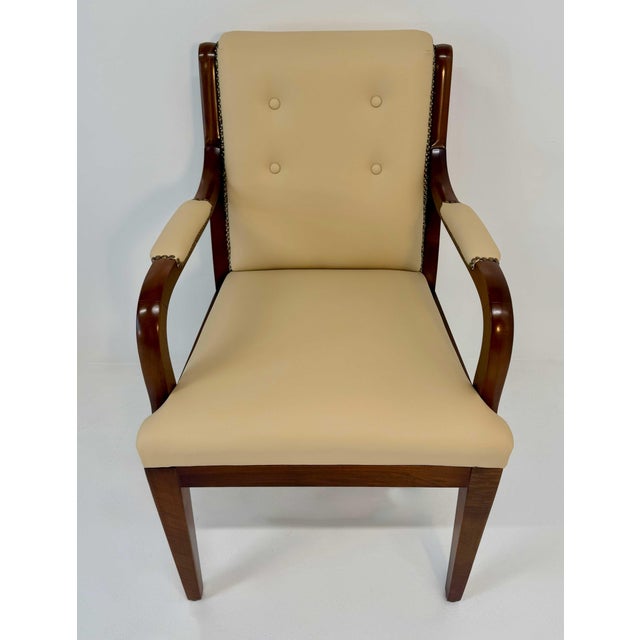 Vintage Italian Neoclassical Dining Chairs, 1950s, Set of 12 For Sale - Image 6 of 14