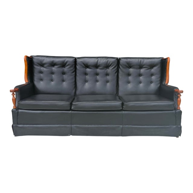 Vintage Leather Sofa For Sale