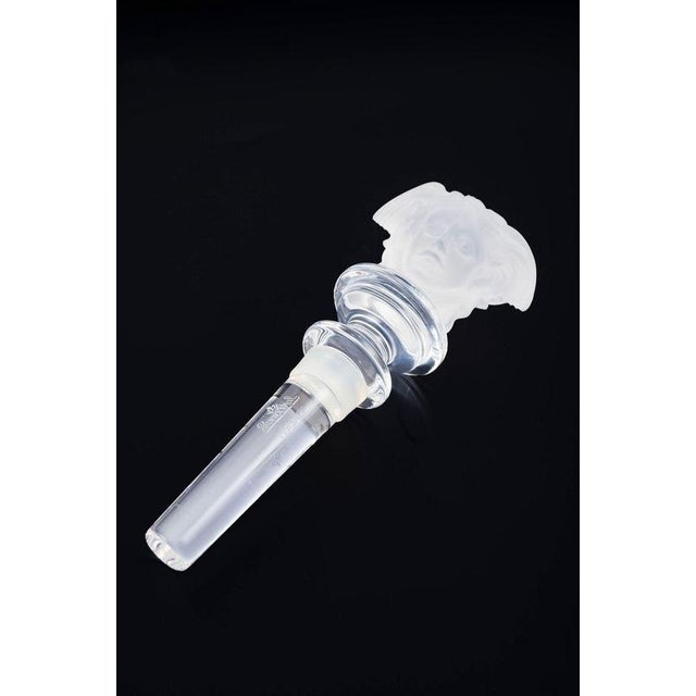 Crystal Stopper with Head of Medusa by Rosenthal for Versace, 1990s For Sale - Image 3 of 6