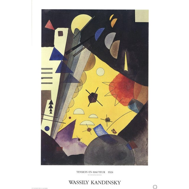 Artist: Wassily Kandinsky Title: Tension in Height Year: 2017 Signed: No Medium: Offset Lithograph Paper Size: 43 x 29...