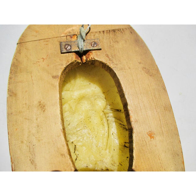 Yellow Pate De Verre Portrait of Maurice Rostand Circa 1920 For Sale - Image 8 of 12