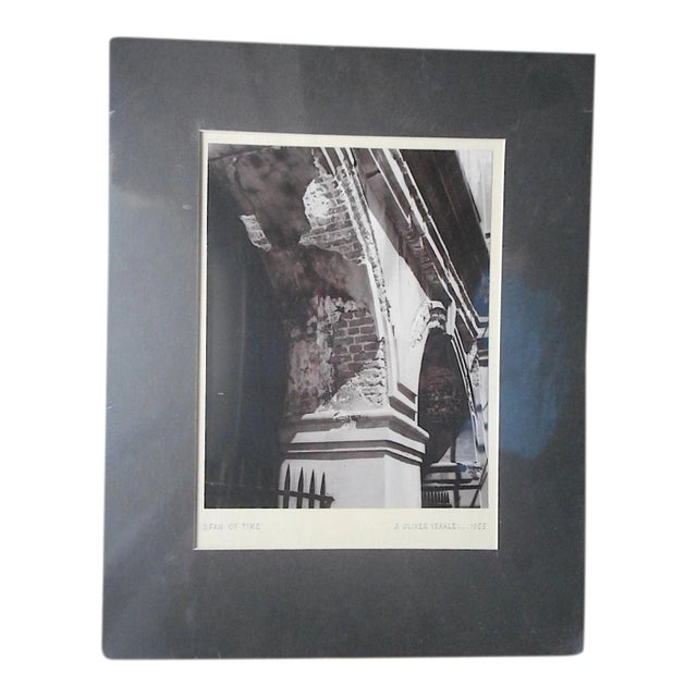 Original Vintage Mid 20th Century Signed/Dated Ltd. Edition Fine Art Photograph-"Span of Time"-J. Oliver Yeakle For Sale