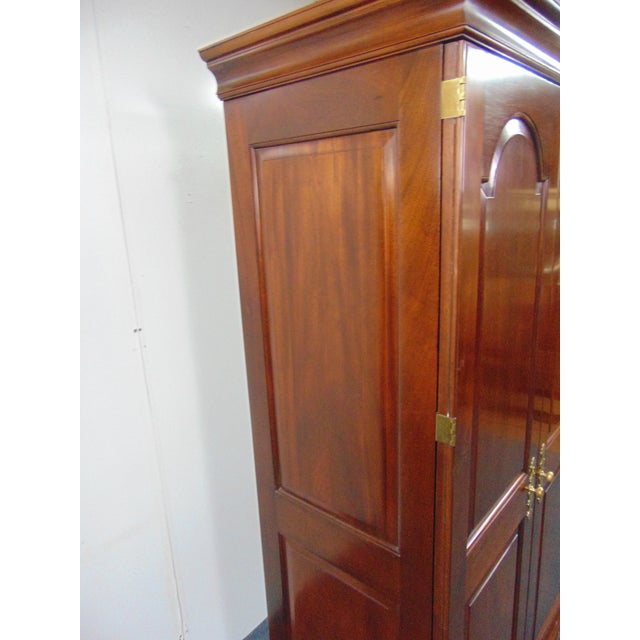 L & J G Stickley Chippendale Style Mahogany Tv Armoire Chairish