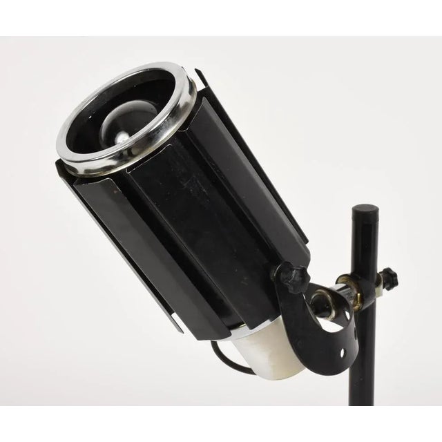 Metal Mid-Century Italian Aluminium & Metal Table Lamp by Oscar Torlasco, 1960s For Sale - Image 7 of 13