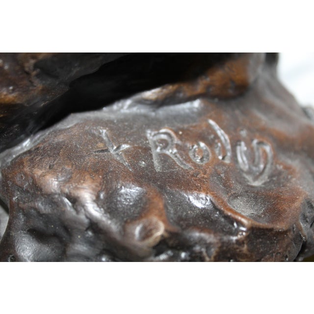 Impressionist 1990s Art Nouveau Sculpture of Hands Bronze Casting after Rodin Impressionism style For Sale - Image 3 of 18