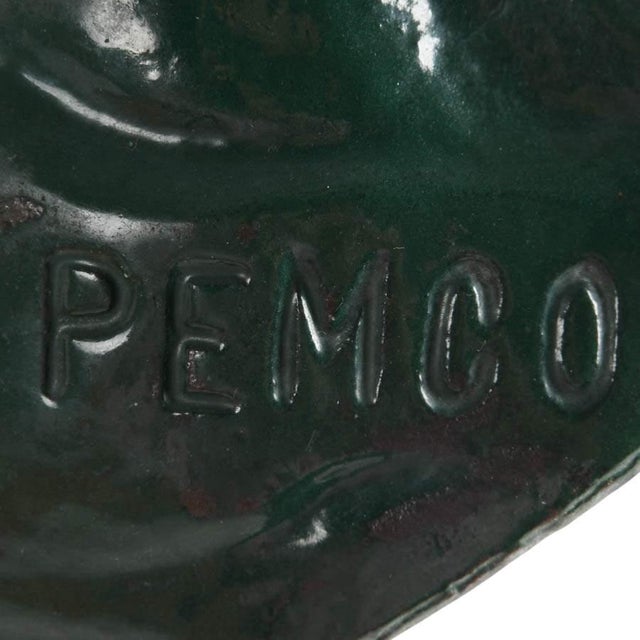 Antique Pemco Baltimore Art Nouveau Enameled Cast Iron Dancer Trinket Dish c.1910 For Sale In Greensboro - Image 6 of 6