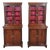 19th Century Walnut Bookcases with Pull-Out Shelves, Italy, Set of 2 For Sale