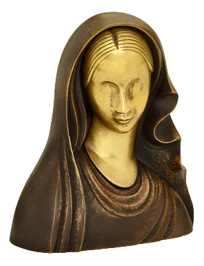 Madonna from Werkstätte Hagenauer Wien, 1950s