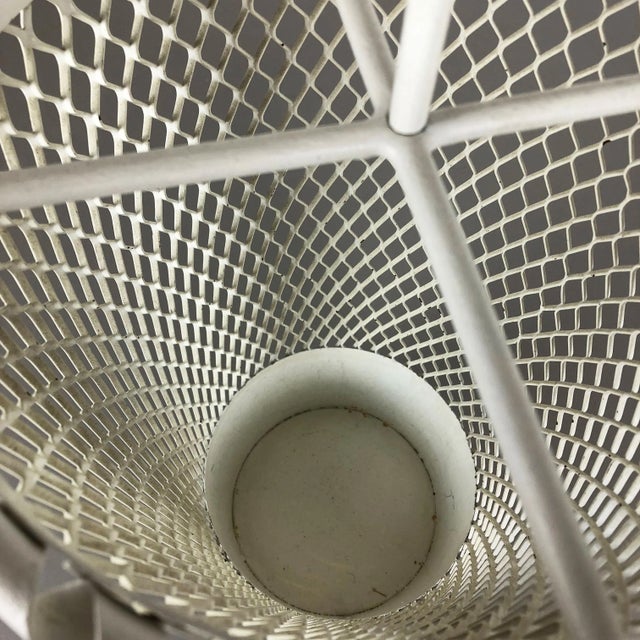 Mid-Century Modern French Metal Umbrella Stand by Mathieu Matégot, 1960s For Sale - Image 11 of 18