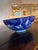 Japanese 19th Century Blue and White Katagami Porcelain Scalloped Bowl For Sale - Image 9 of 12