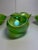 Green Vintage Italian Murano Green Art Glass Bowls, Set of 4 For Sale - Image 8 of 17