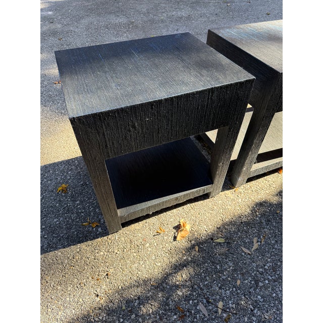 Pair of Serena and Lily Blake 1-Drawer Nightstands in Blue For Sale - Image 9 of 18