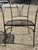 Mid 20th Century Salterini Style Wrought Iron Garden Patio Arm Chairs by Florentine Craft Studio For Sale - Image 9 of 13