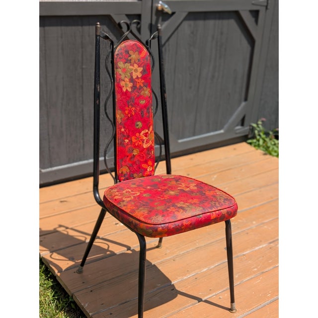Bring a stunning dash of retro flair to your dining space with this fabulous set of 4 vintage "Dixie Duchess" dining...