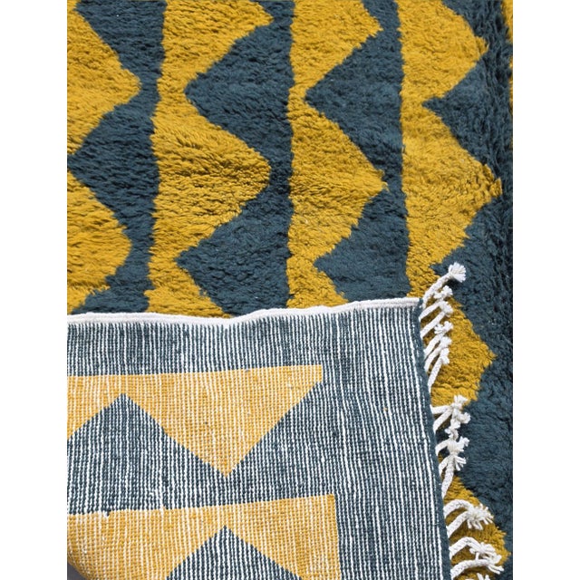 Authentic Handmade Moroccan Rug - 9.8 X 8.4 Ft For Sale In Cleveland - Image 6 of 8