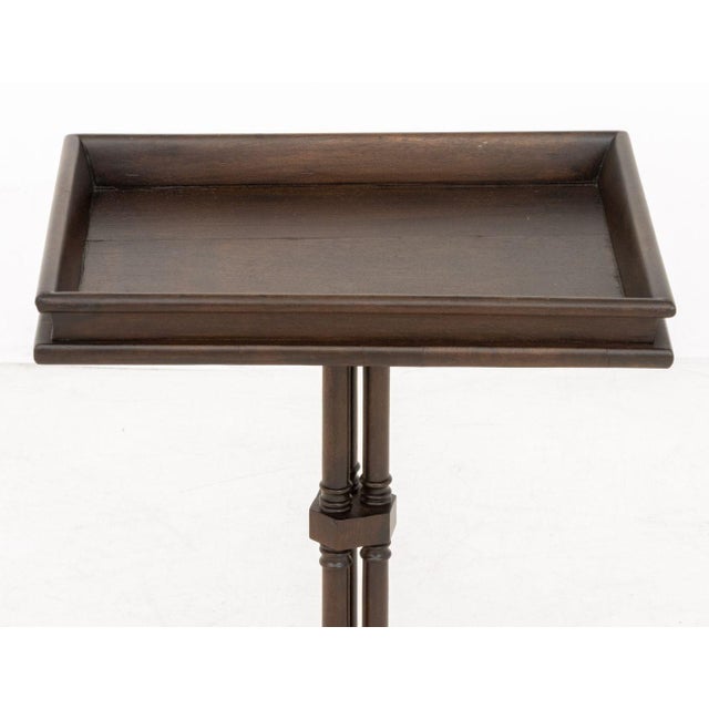 Victorian Edwardian Mahogany Stained Side Table For Sale - Image 3 of 6