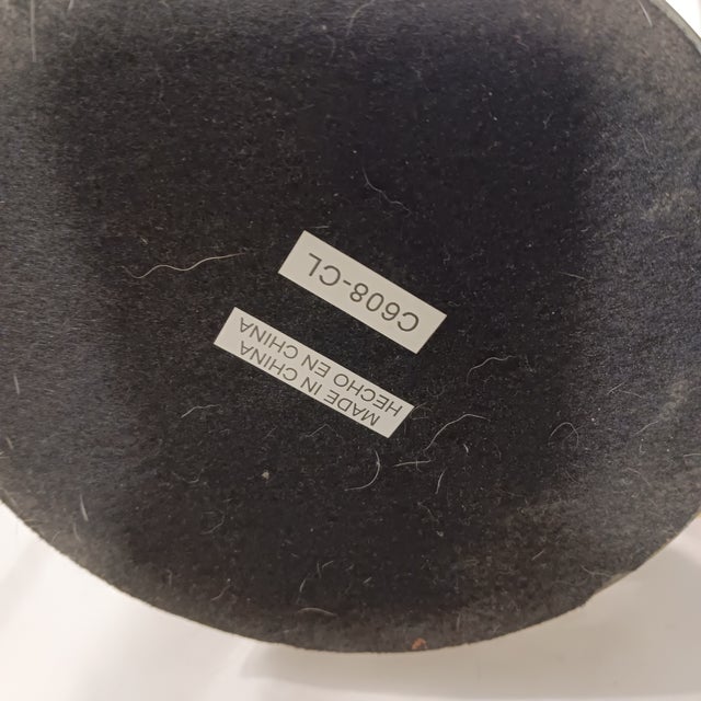 Vintage Mid 20th Century Gold Gilded Lamp With Striped Silk Blend Lamp Shade For Sale - Image 10 of 12