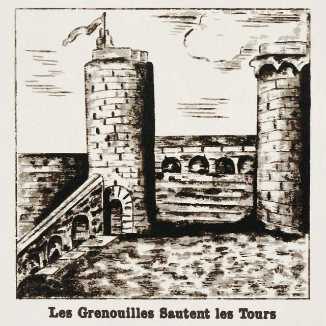 Traditional Sample - Schumacher x Johnson Hartig Architecturra Wallpaper in Newsprint For Sale - Image 3 of 5