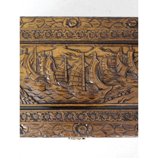 Antique Chinese Camphor Wood Chest For Sale - Image 12 of 16