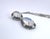 Blue Double Drop Moonstone Pendant W/Diamonds and Sapphires 18k For Sale - Image 8 of 10