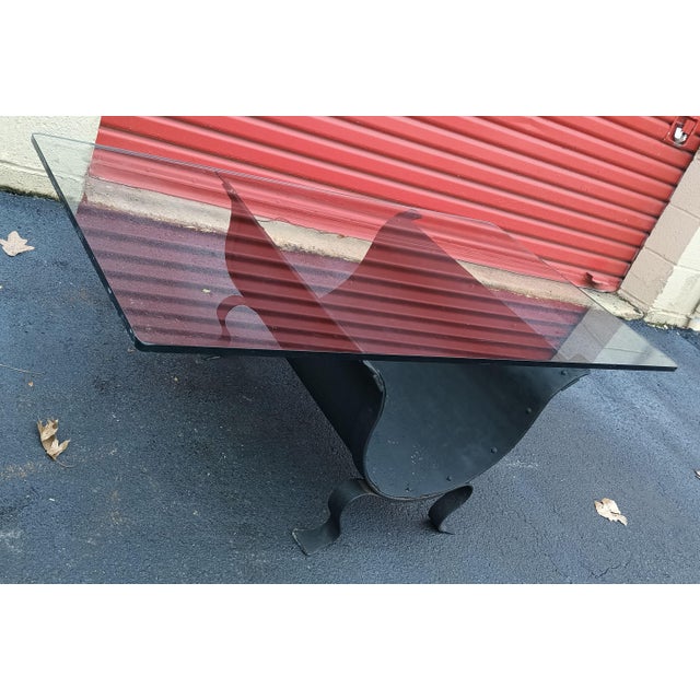 Vintage Elegance: A 1950s Spanish Wrought Iron Coffee Table For Sale In Raleigh - Image 6 of 6