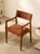 Set of Four Vintage Danish Modern Dining Chairs in Rust Corduroy For Sale - Image 12 of 12