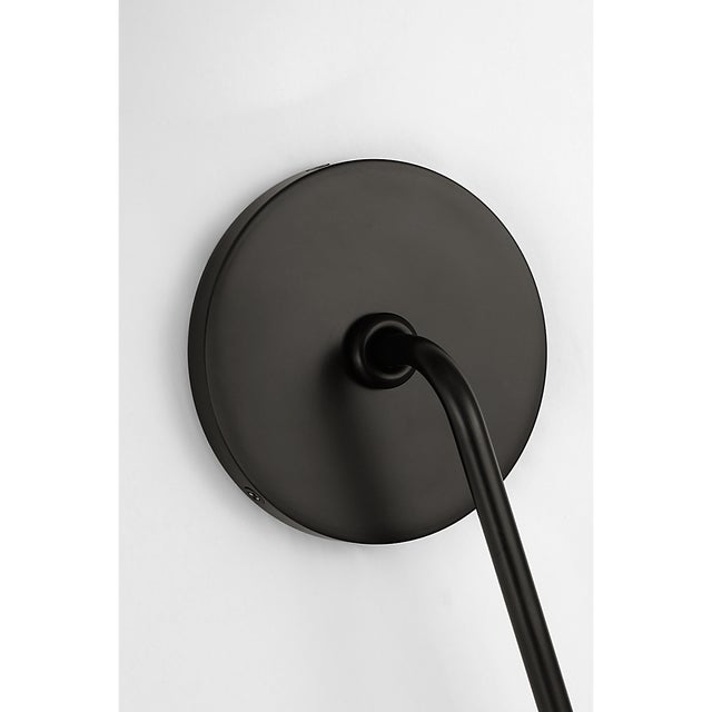 Amber Lewis for Visual Comfort Signature Ingela 24" Single Sconce in Modern Iron with Silk Pleat Shade For Sale In Houston - Image 6 of 9