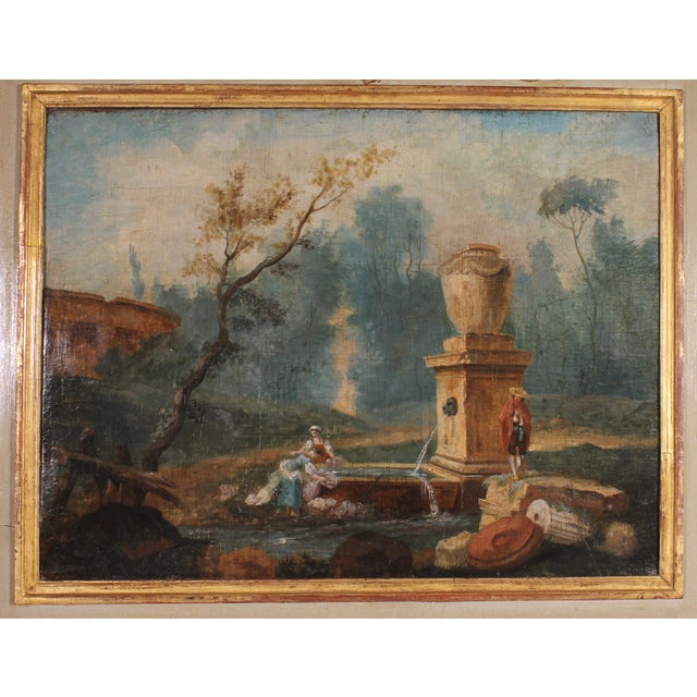 Wood 18th Century Louis XVI Trumeau For Sale - Image 7 of 11