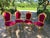 Burgundy Late 20c French Louis XVI Gold Beech Burgundy Velvet Chairs - Set of 4 PCS For Sale - Image 8 of 8