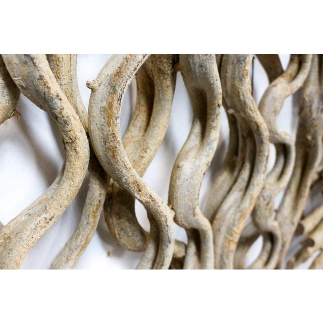 Wood Large Vine Square Grouping - Wall Art Set of 4 For Sale - Image 7 of 9