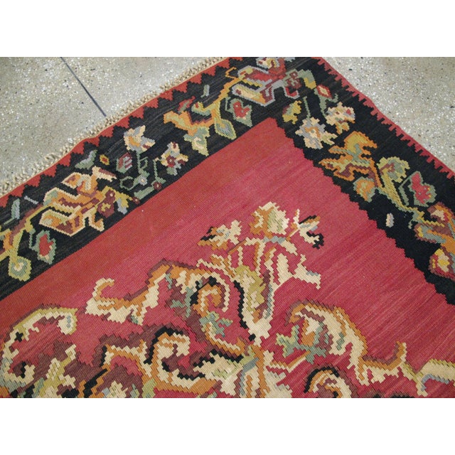 Galerie Shabab Collection Mid-20th Century Russian Bessarabian Flatweave For Sale In New York - Image 6 of 9