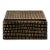 Matthew Izzo Home Lizzo Reptile Textured Brass Aluminum Box With Lid For Sale