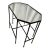 Barnes Iron Octagon Side Table For Sale
