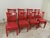Red Dining Chairs - set of 8 For Sale - Image 13 of 13