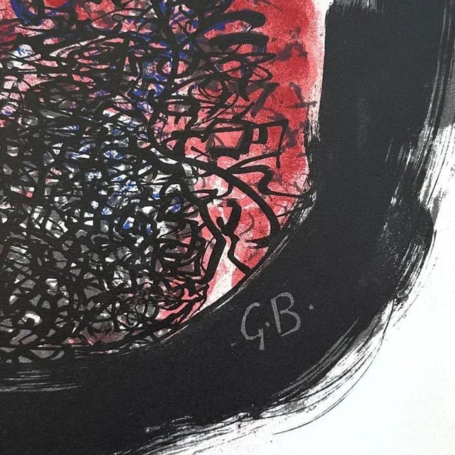 Georges Braque, Bouquet of Flowers, 1961, Original Lithograph For Sale - Image 4 of 5